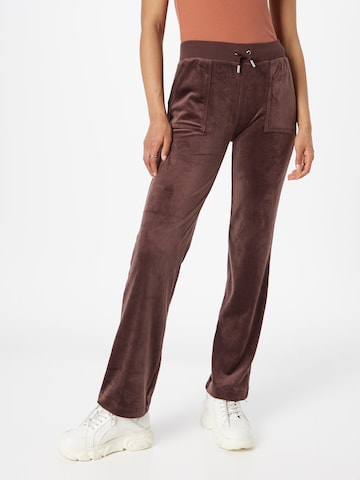 Juicy Couture Regular Pants 'DEL RAY' in Brown: front