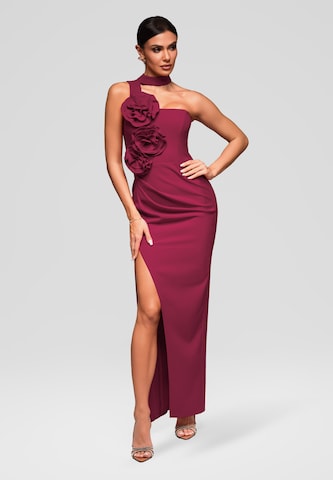 Ombre Evening dress in Red: front