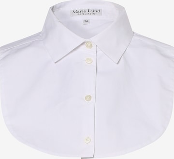 Marie Lund Collar in White: front