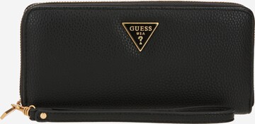 GUESS Wallet 'LARYN' in Black: front