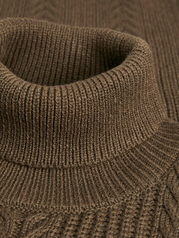 JACK & JONES Sweater 'JCOCIPHER' in Brown