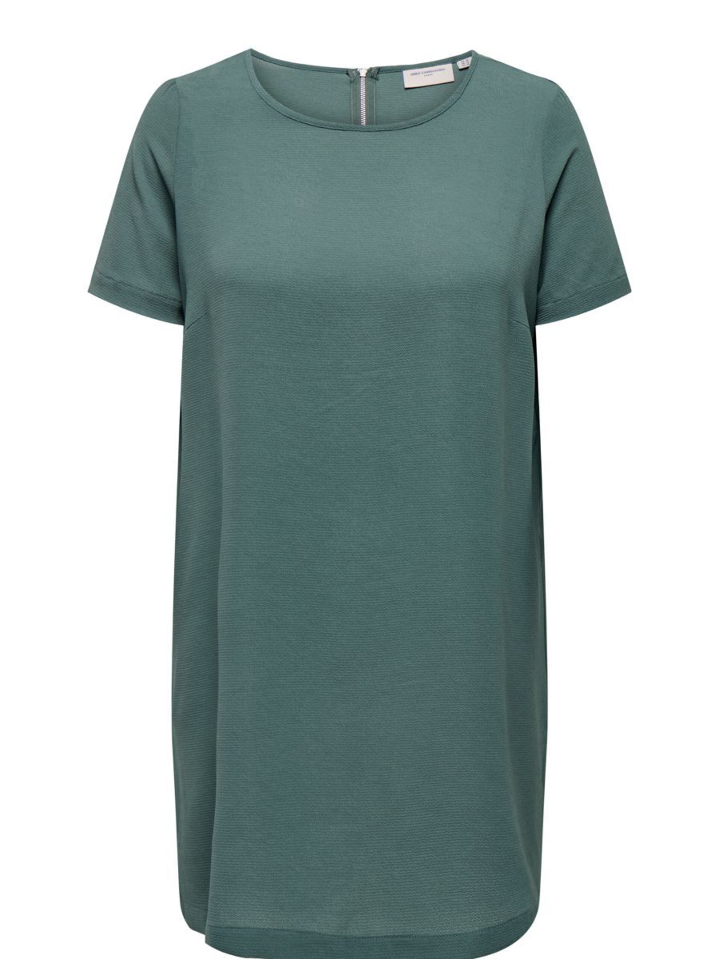 ONLY Carmakoma Jurk in Groen: voorkant