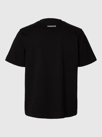 SELECTED - Camiseta en negro