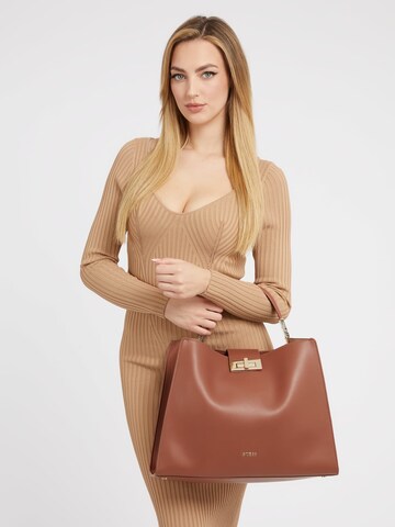 GUESS Handtasche 'Monia' in Braun