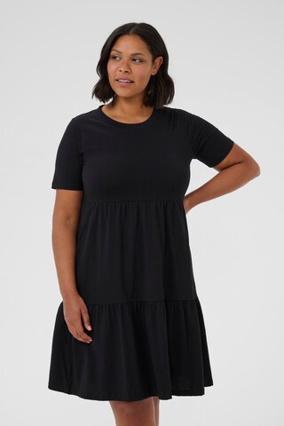 Robe 'July' KAFFE CURVE en noir : devant
