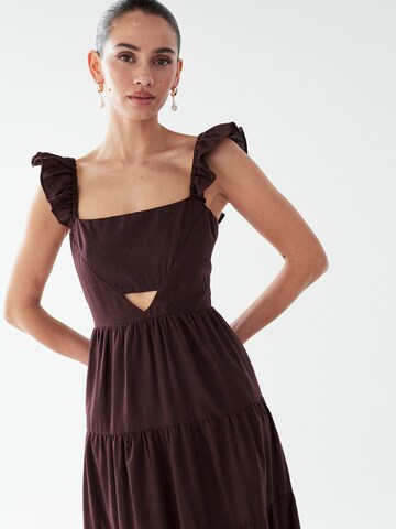 BWLDR Summer dress 'Elsi' in Brown