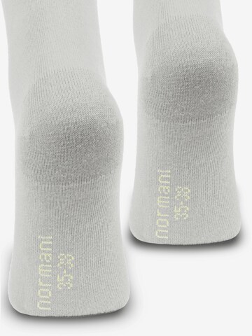 Chaussettes montantes normani en gris