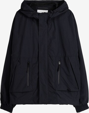 Bershka Between-Season Jacket in Black: front