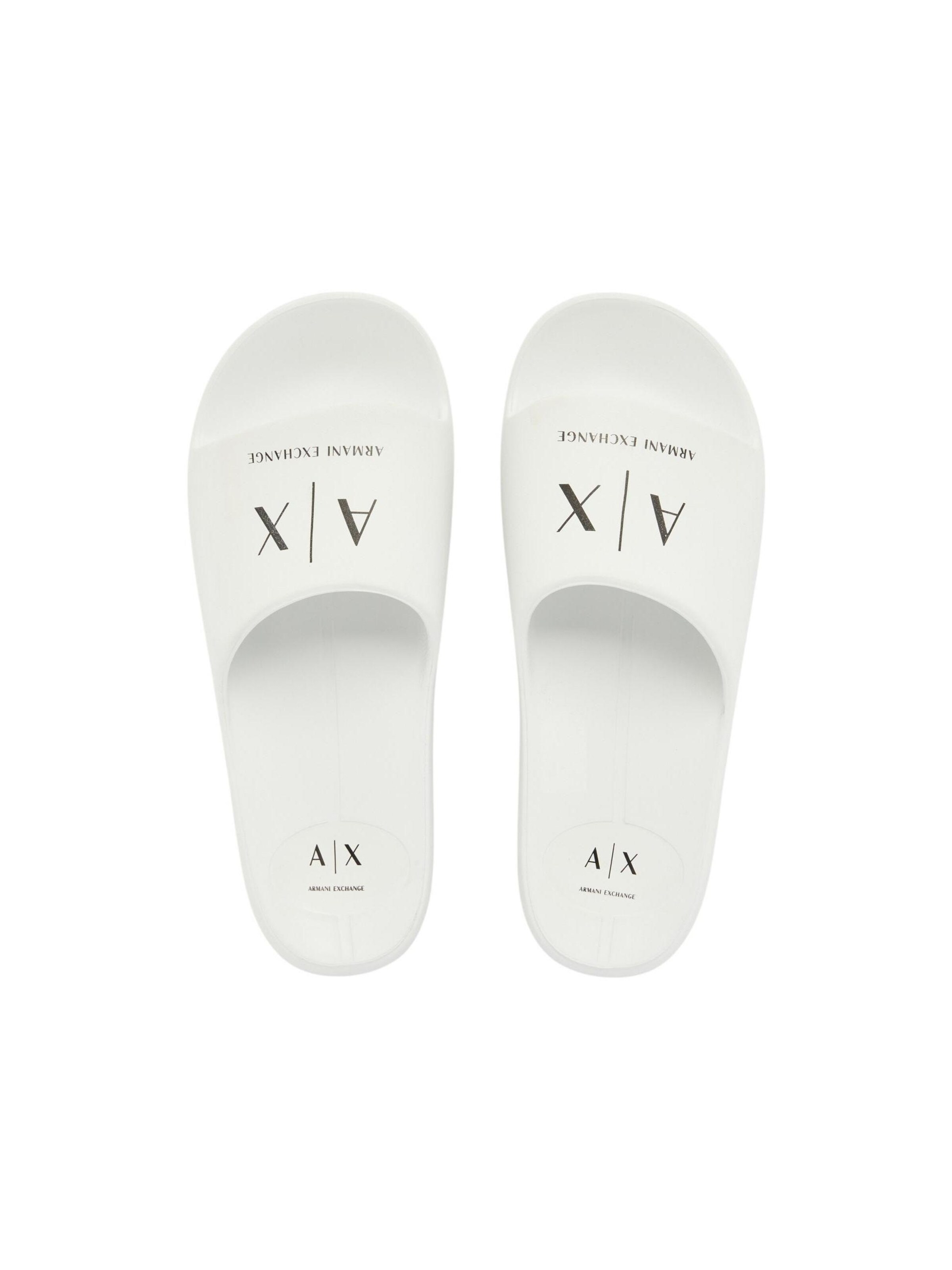 Slipper 'XM002744 AF23456' di ARMANI EXCHANGE in bianco