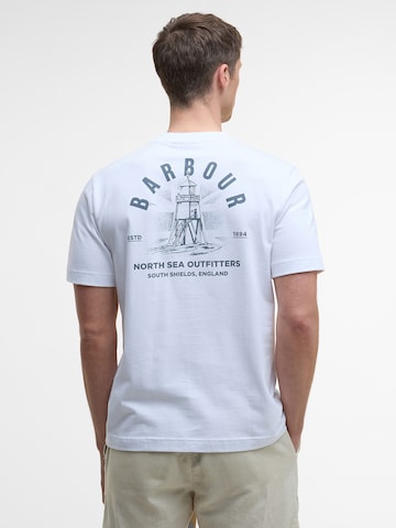 Barbour Póló 'Bluesto' - fehér: elől