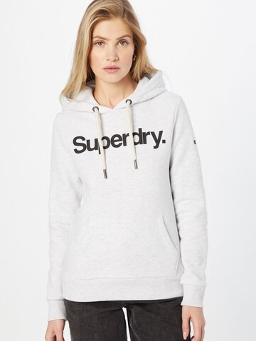 Superdry Sweatshirt in White: front