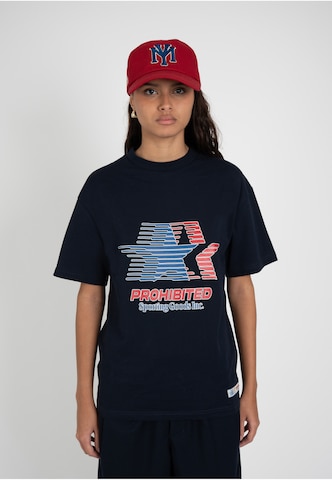 Prohibited Koszulka w kolorze niebieski: przód