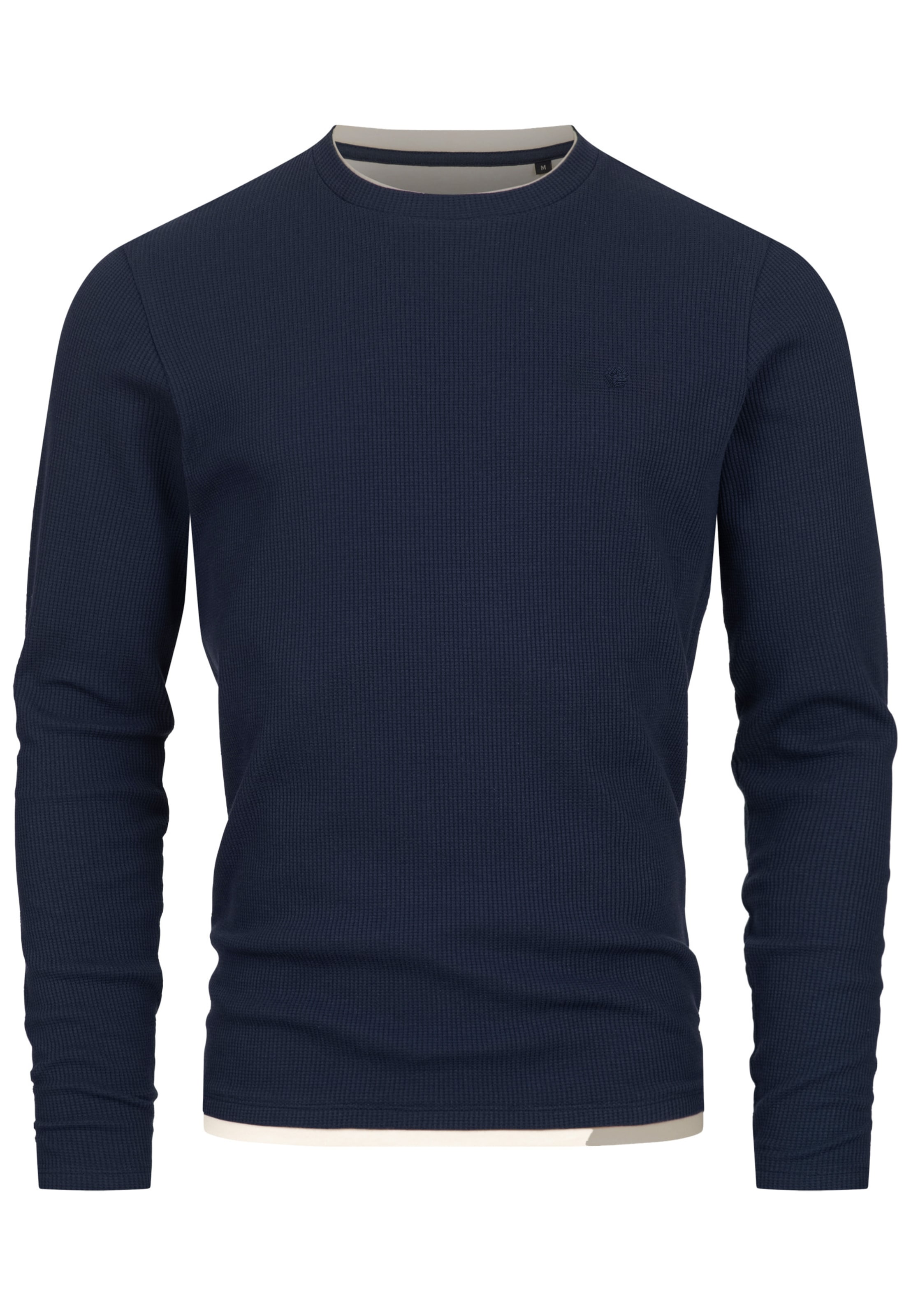 INDICODE JEANS Shirt 'Valwald' in Blauw: voorkant