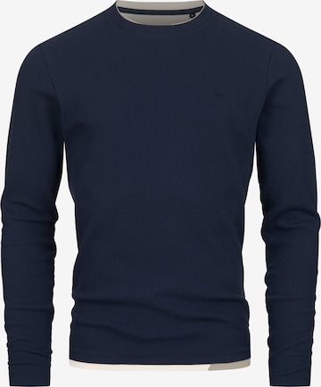 INDICODE JEANS Shirt 'Valwald' in Blauw: voorkant