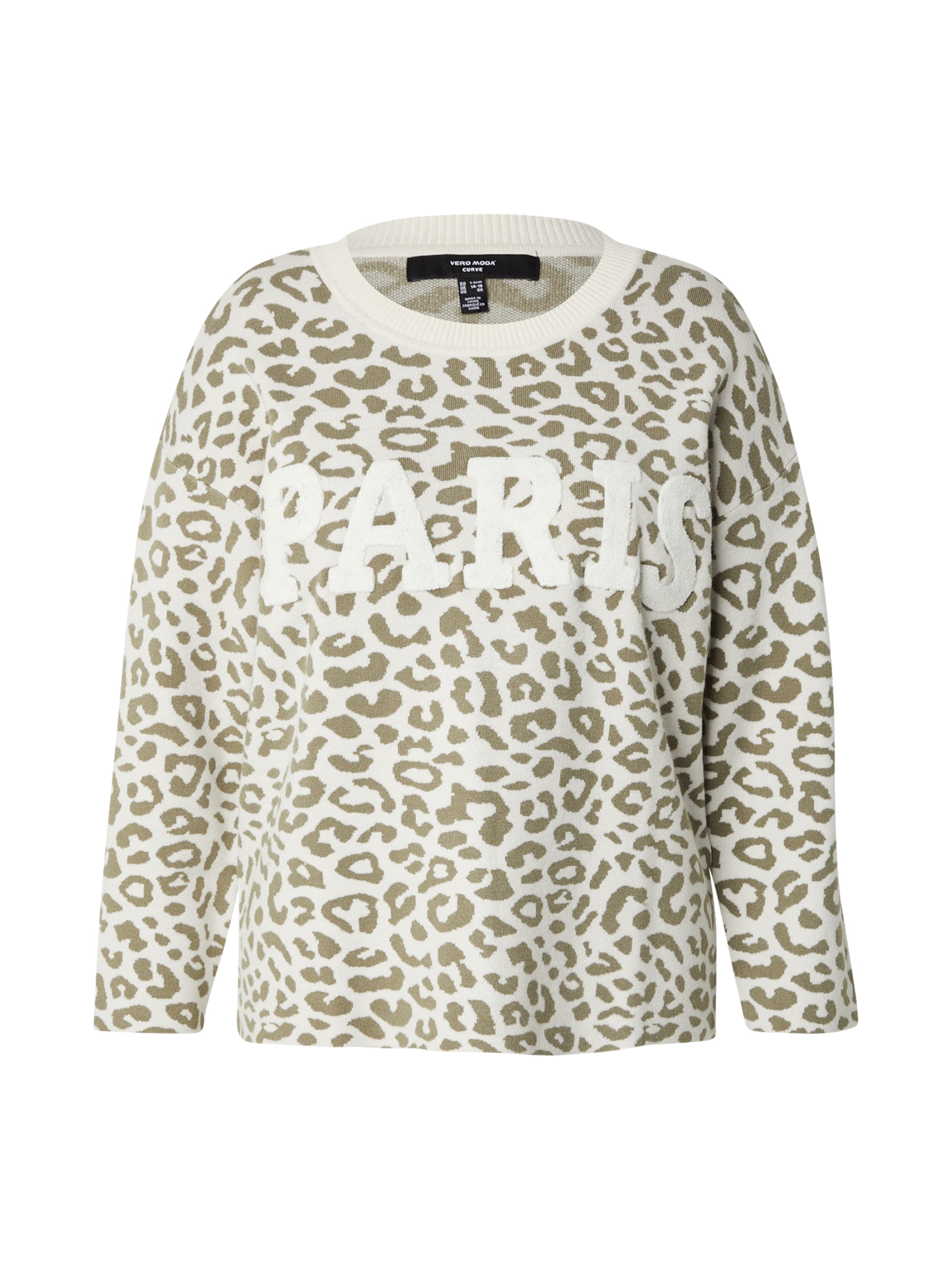 Pull-over ''VMCTRES BIEN' Vero Moda Curve en blanc : devant