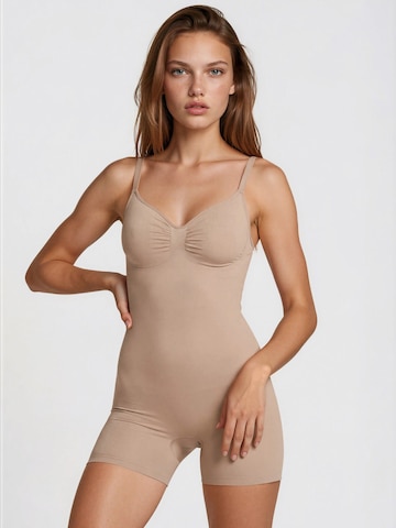 Body modellante di Hiccup in beige: frontale