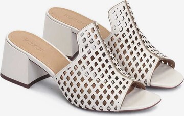 Mule Kazar en blanc