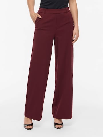 Wide Leg Pantalon 'VARONE' VILA en rouge : devant