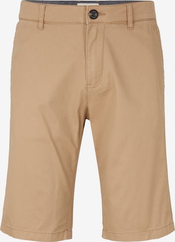 Regular Pantaloni eleganți de la TOM TAILOR pe bej: față