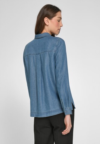 Peter Hahn Bluse in Blau