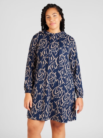 Robe 'ALBA' ONLY Carmakoma en bleu : devant