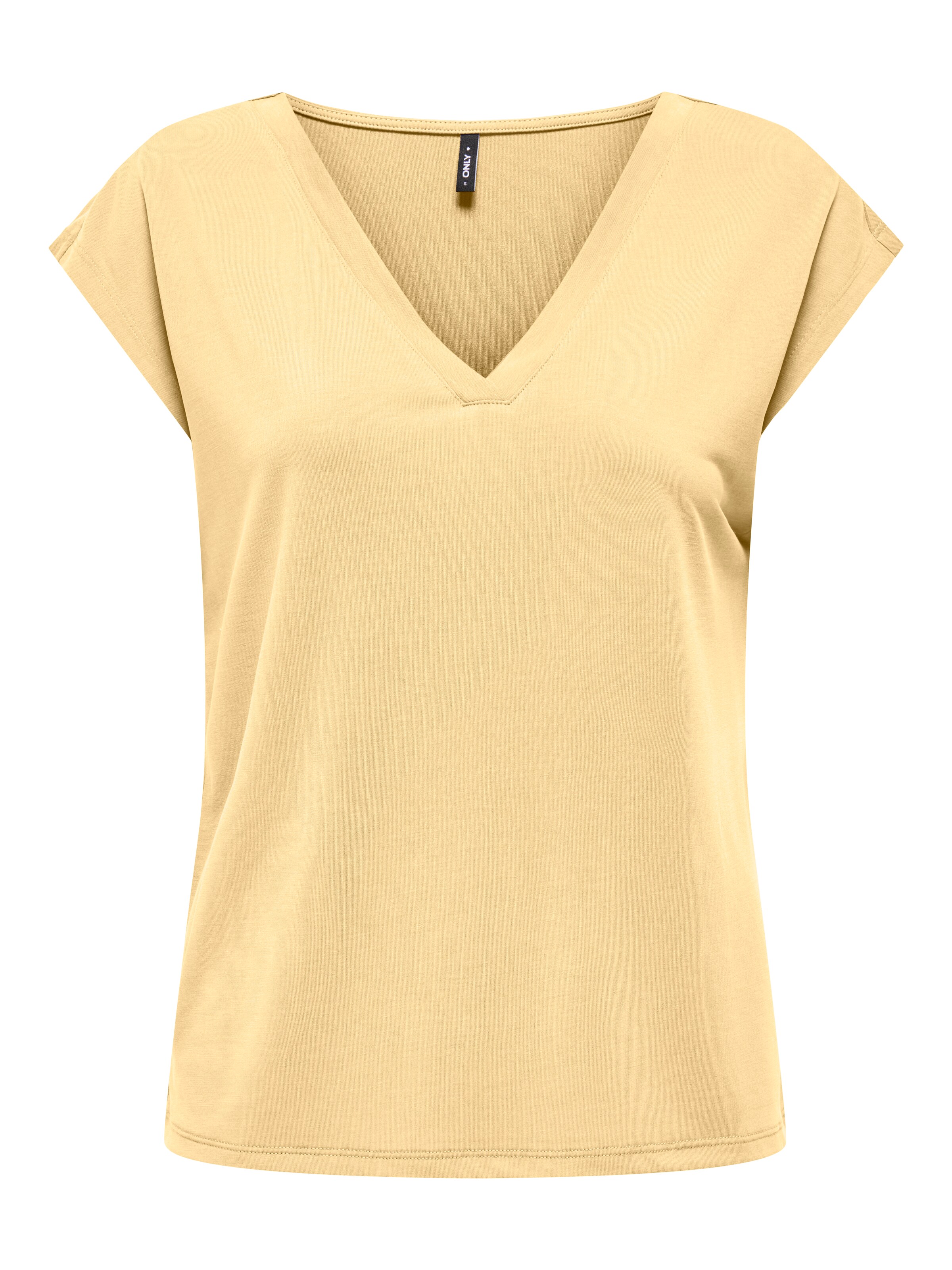 ONLY T-Shirt 'ONLFree' in Gelb: Vorderseite