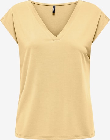 ONLY T-Shirt 'ONLFree' in Gelb: Vorderseite