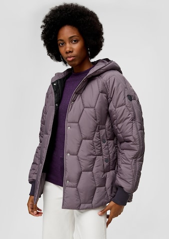 QS Winter Jacket in Purple: front