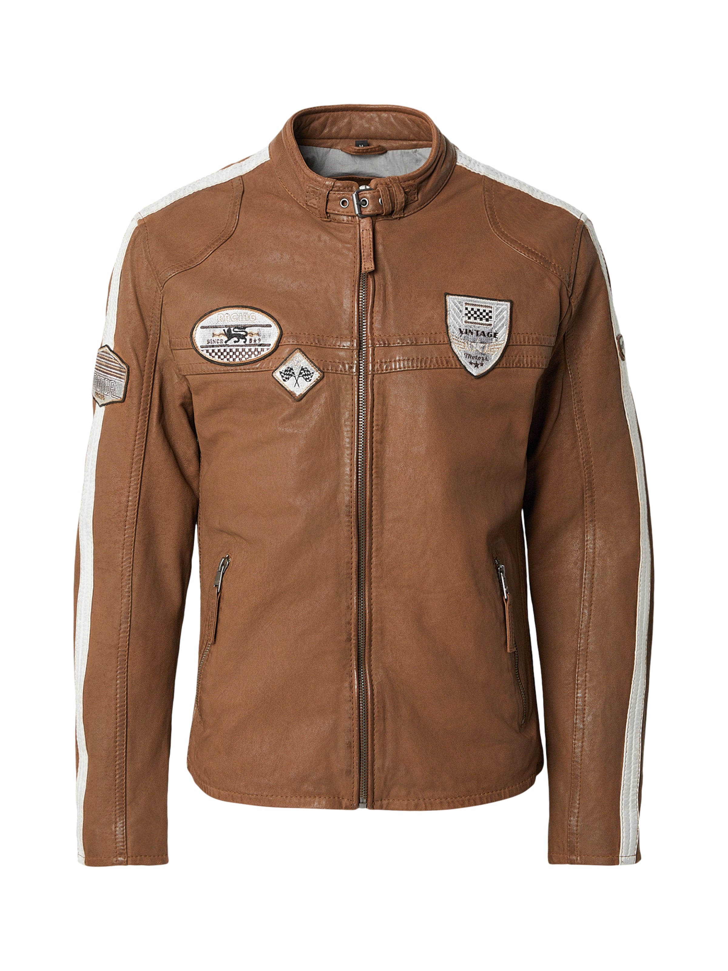 Mauritius Jacke 'Torbu' in Braun: Vorderseite