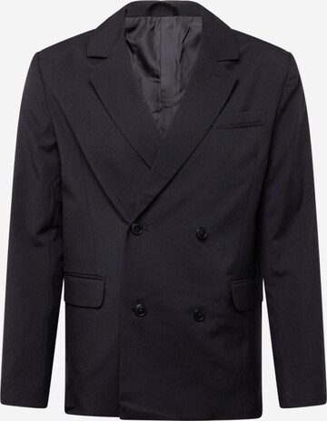 Coupe regular Veste de costume 'Leo' WEEKDAY en noir : devant