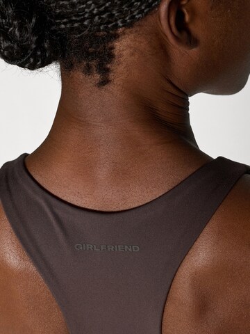 Girlfriend Collective - Bustier Sujetador deportivo 'Paloma' en marrón