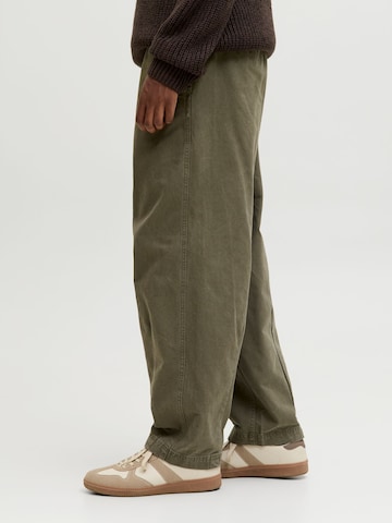 JACK & JONES - regular Pantalón chino 'Barrel' en verde