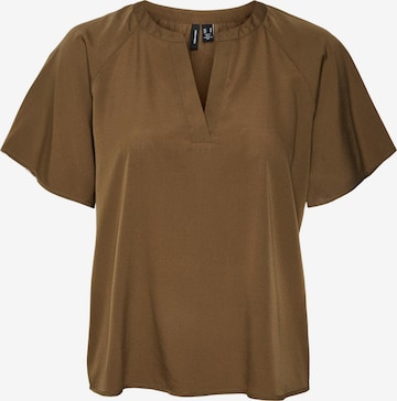 VERO MODA Bluse 'KUNA' i grønn: forside