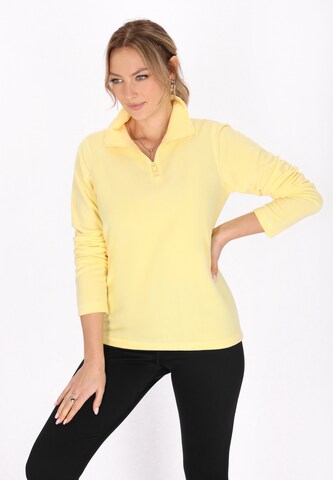 faina Athlsr - Pullover em amarelo: frente
