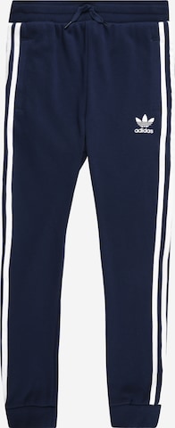 ADIDAS ORIGINALS Tapered Broek 'Trefoil' in Blauw: voorkant