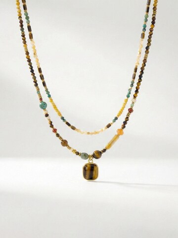 Nemomatheo Necklace in Mixed colors: front