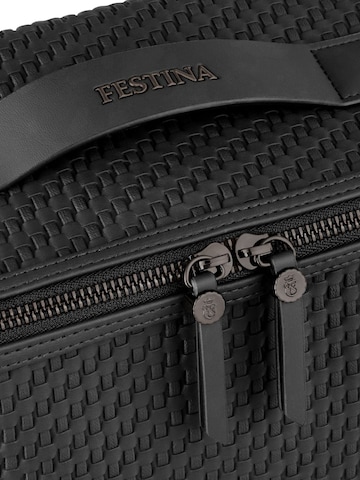 FESTINA Toilettas 'Toiletry Bag Interlace' in Zwart