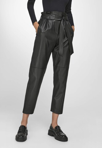 Coupe slim Pantalon St. Emile en noir : devant