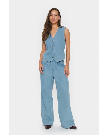 Gilet 'Jaclyn' SAINT TROPEZ en bleu