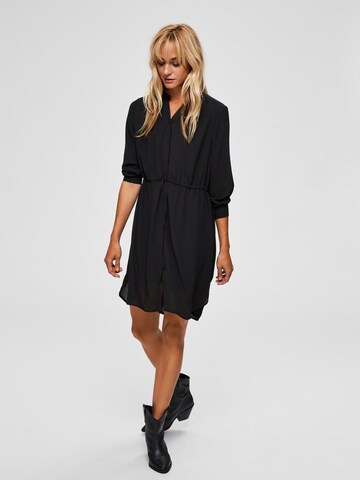 SELECTED FEMME Shirt Dress 'Damina' in Black