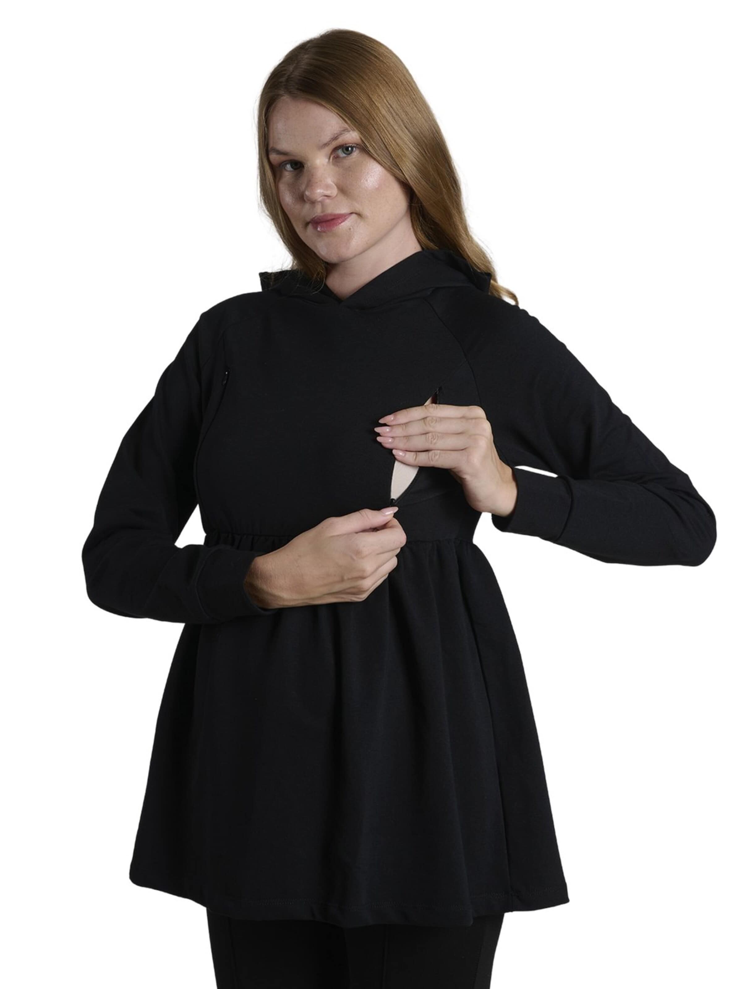 LYN MAMA Sweatshirt in Zwart