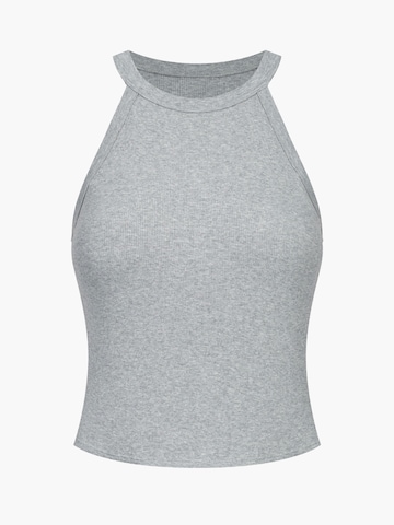 cfab (formerly creamy fabrics) Top 'Neck Holder Bra Top' in Grau: Vorderseite