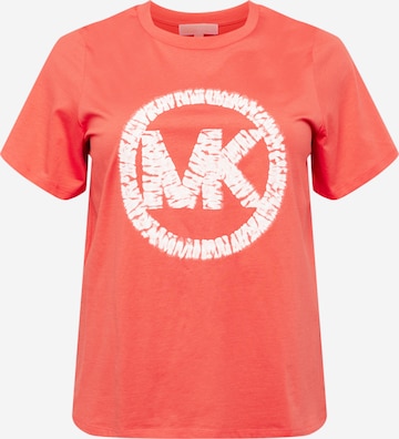 T-shirt Michael Kors Plus en rouge : devant