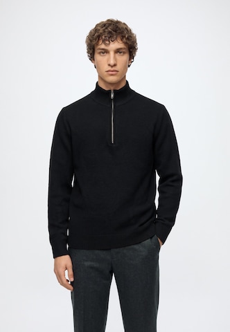 Petrol Industries Sweater in Black: front