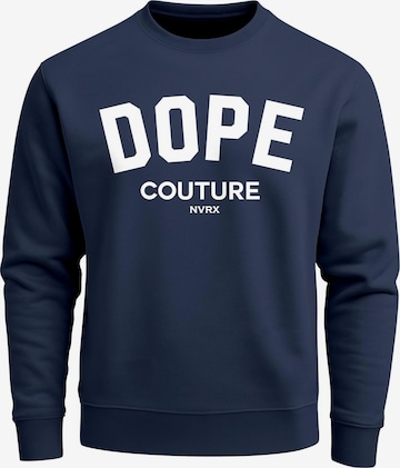 Neverless Sweatshirt 'Dope Couture' in Blau: Vorderseite