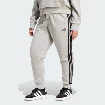 ADIDAS SPORTSWEAR Tapered Sports trousers 'Essentials' in Grey: front