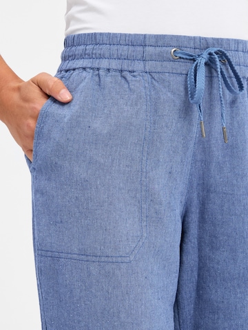 Olsen Regular Hose  'Lisa' in Blau