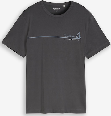 T-Shirt TOM TAILOR en noir : devant