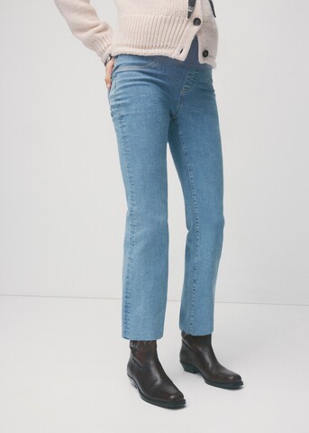 MANGO Regular Jeans 'Bootmum' in Blue: front