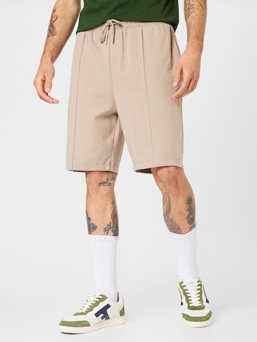 TOPMAN - regular Pantalón en marrón: frente